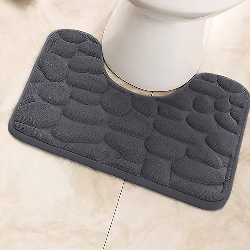 1pc Super Absorbent Memory Foam Bathroom Mat, Soft And Comfortable Floor Mat, Non-Slip Foot Mat, Machine Washable Floor Rug, Easy To Dry, Bathroom Decorations, kitchen Area Rugs, Laundry, bedrooom, shower, indoor mat, Bathroo