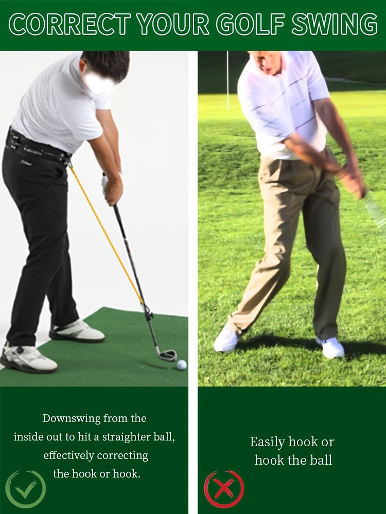 Caiton Golf Swing Tension Belt Band, Golf Swing Trainer, Strength Trainer for Correcting Action and Golf Club Technique. Golf Accessories, Golf Supplies for Improving Swing Strength, Control, and Accuracy.