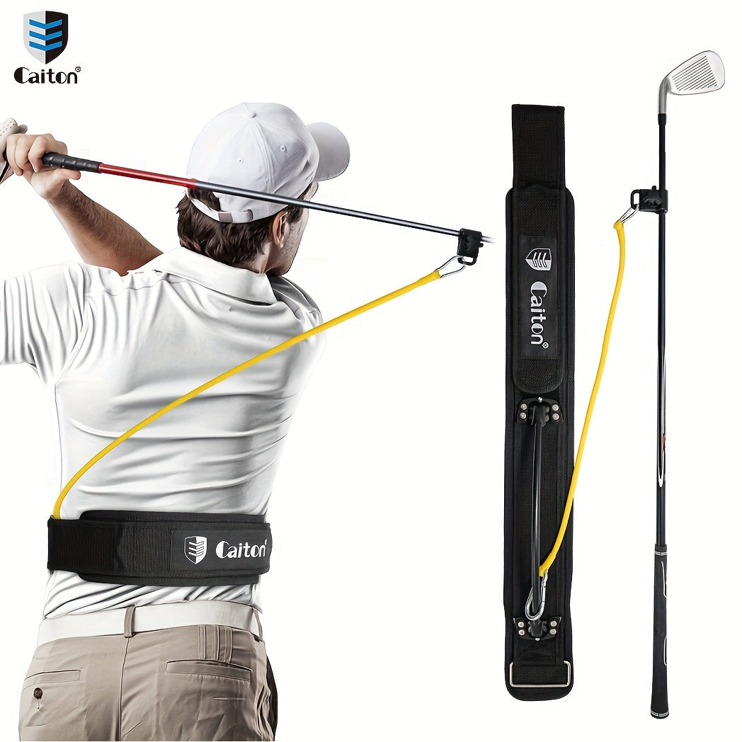 Caiton Golf Swing Tension Belt Band, Golf Swing Trainer, Strength Trainer for Correcting Action and Golf Club Technique. Golf Accessories, Golf Supplies for Improving Swing Strength, Control, and Accuracy.