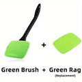 [Car Window Cleaning Brush Kit] Car Window Cleaning Brush Kit Windshield Cleaning Tool Interior Auto Glass Rain Scraper Long Handle Car Accessories
