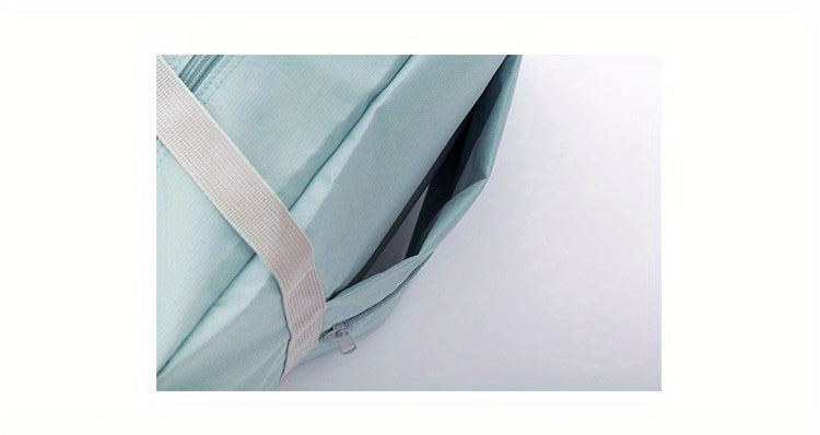 1pc Foldable Travel Duffel Bag, Waterproof Carry On Luggage Bag, Handbag Sports Gym Bag, Lightweight Travel Luggage Bag For Sports, Gym, Vacation Bedroom Accessories