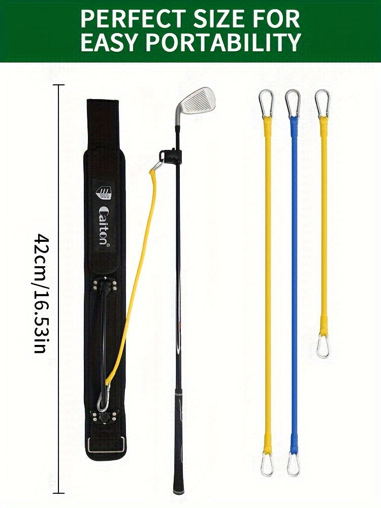 Caiton Golf Swing Tension Belt Band, Golf Swing Trainer, Strength Trainer for Correcting Action and Golf Club Technique. Golf Accessories, Golf Supplies for Improving Swing Strength, Control, and Accuracy.