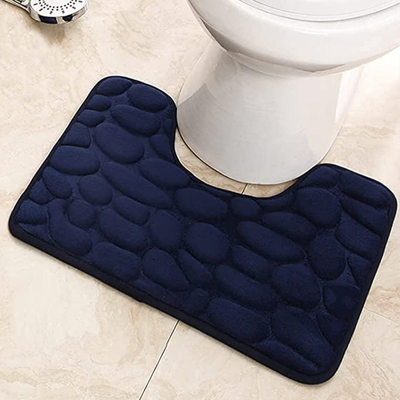 1pc Super Absorbent Memory Foam Bathroom Mat, Soft And Comfortable Floor Mat, Non-Slip Foot Mat, Machine Washable Floor Rug, Easy To Dry, Bathroom Decorations, kitchen Area Rugs, Laundry, bedrooom, shower, indoor mat, Bathroo