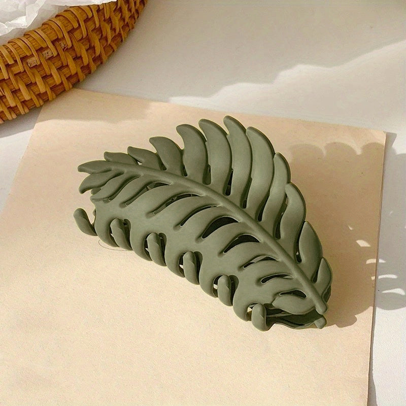 [Large Leaf Hair Claw Clip] Fall Autumn Hair Clips, Large Hair Claw, Leaf, Hair Clip, Large Hair Claw Clip, Hair Claw, Hair Clip, Claw Clip, Hair Clip For Women