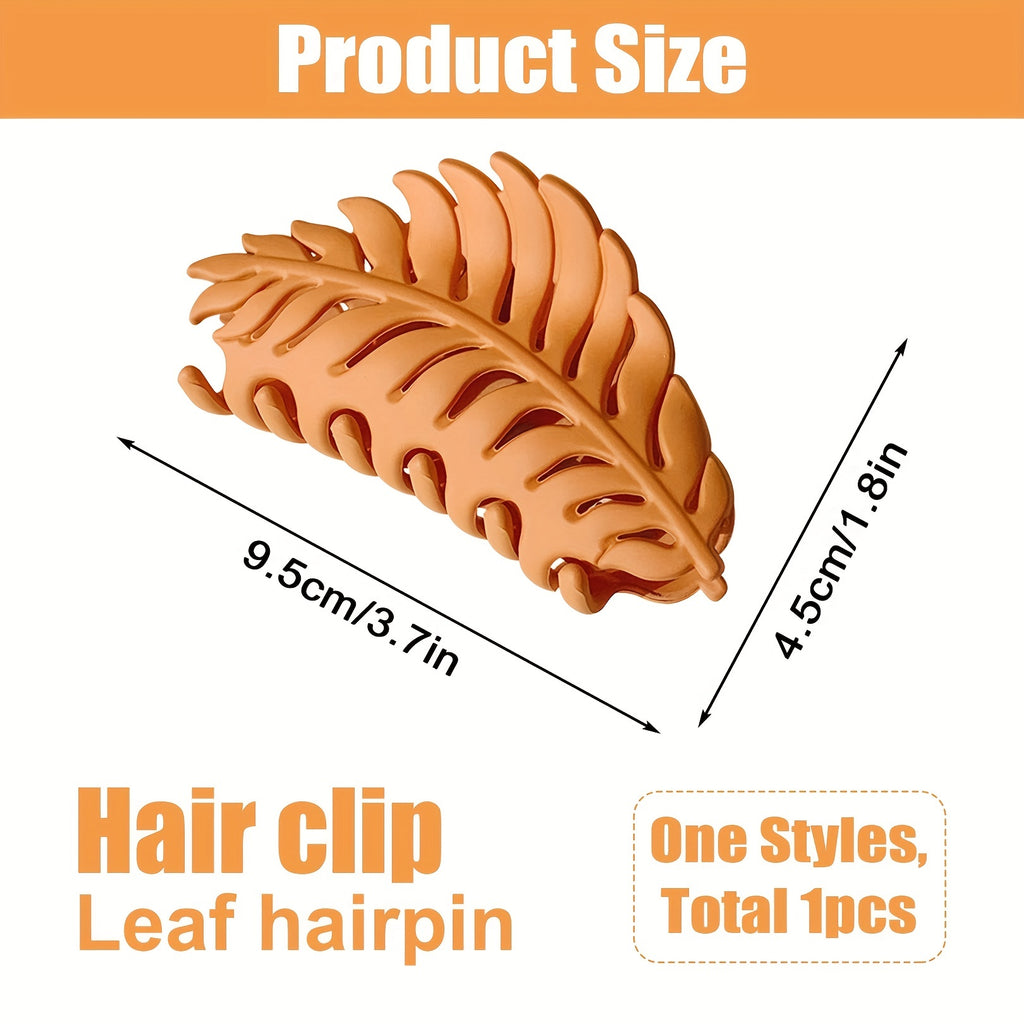 [Large Leaf Hair Claw Clip] Fall Autumn Hair Clips, Large Hair Claw, Leaf, Hair Clip, Large Hair Claw Clip, Hair Claw, Hair Clip, Claw Clip, Hair Clip For Women