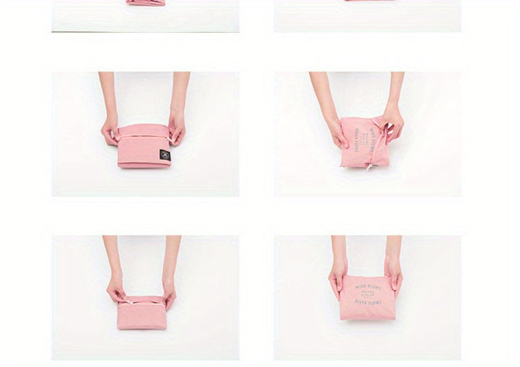 1pc Foldable Travel Duffel Bag, Waterproof Carry On Luggage Bag, Handbag Sports Gym Bag, Lightweight Travel Luggage Bag For Sports, Gym, Vacation Bedroom Accessories