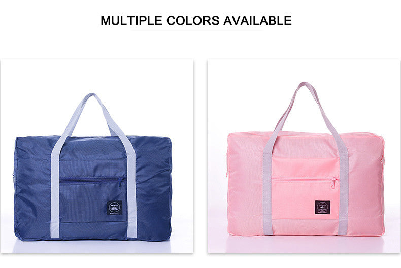 1pc Foldable Travel Duffel Bag, Waterproof Carry On Luggage Bag, Handbag Sports Gym Bag, Lightweight Travel Luggage Bag For Sports, Gym, Vacation Bedroom Accessories