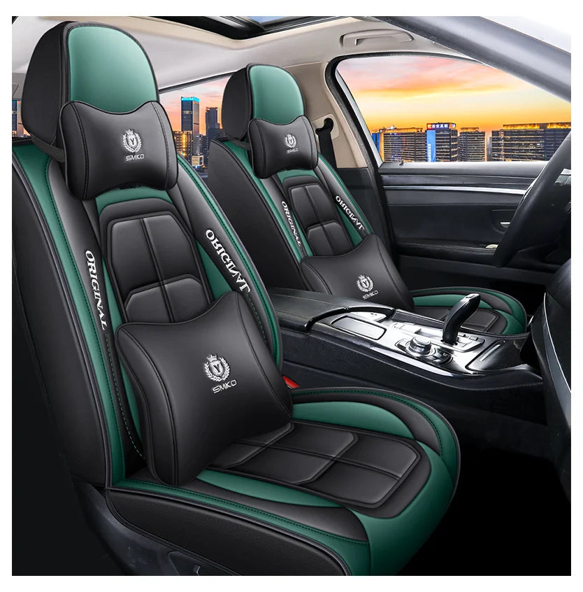 Factory Directly Sales Car Seat Cover Customized Luxury PVC Leather Seat Cover Car