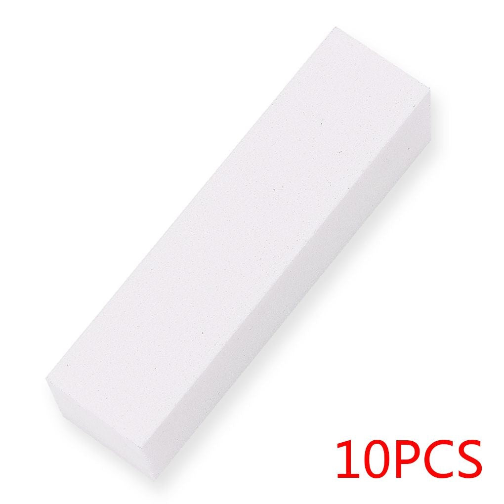 Buffing Sanding Files Block Pedicure Manicure Care Nail Art Buffer Polish White Nail File Nail Art Tips Manicure Pedicure