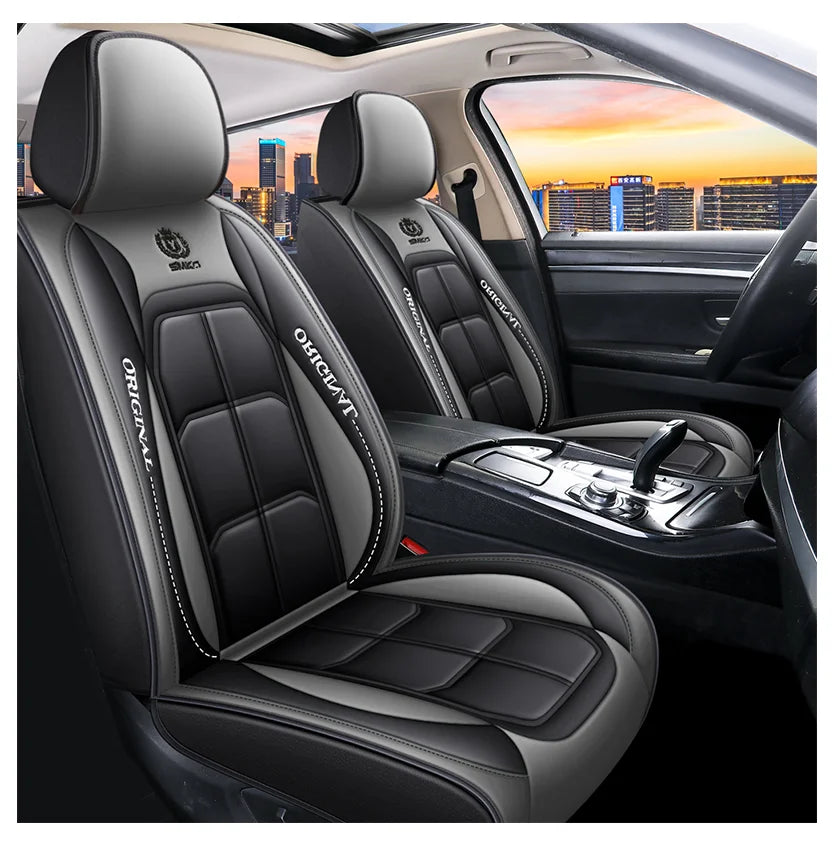 Factory Directly Sales Car Seat Cover Customized Luxury PVC Leather Seat Cover Car