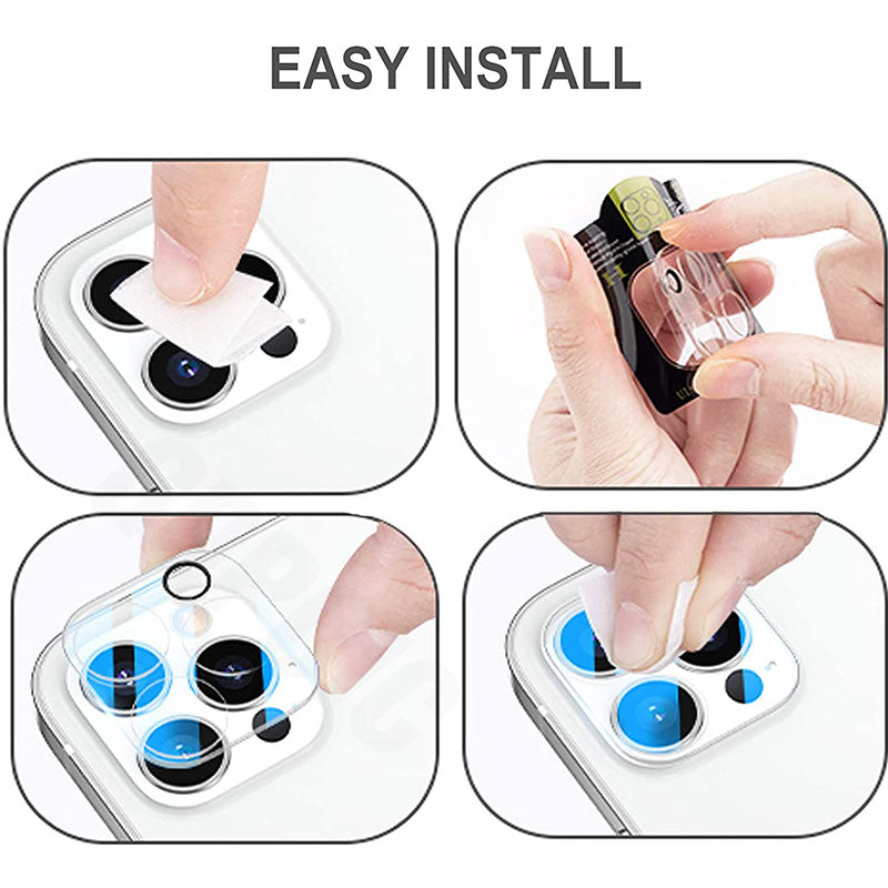4Pcs Camera Lens Glass Protector For iPhone 11 12 13 14 Pro Max Mini Tempered Glass iPhone 6 7 8 Plus XS MAX XR Camera Protector