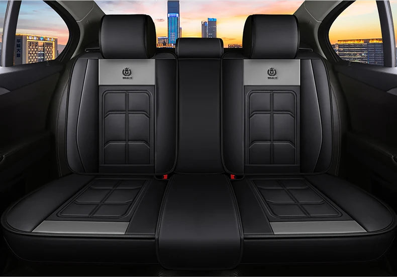 Factory Directly Sales Car Seat Cover Customized Luxury PVC Leather Seat Cover Car
