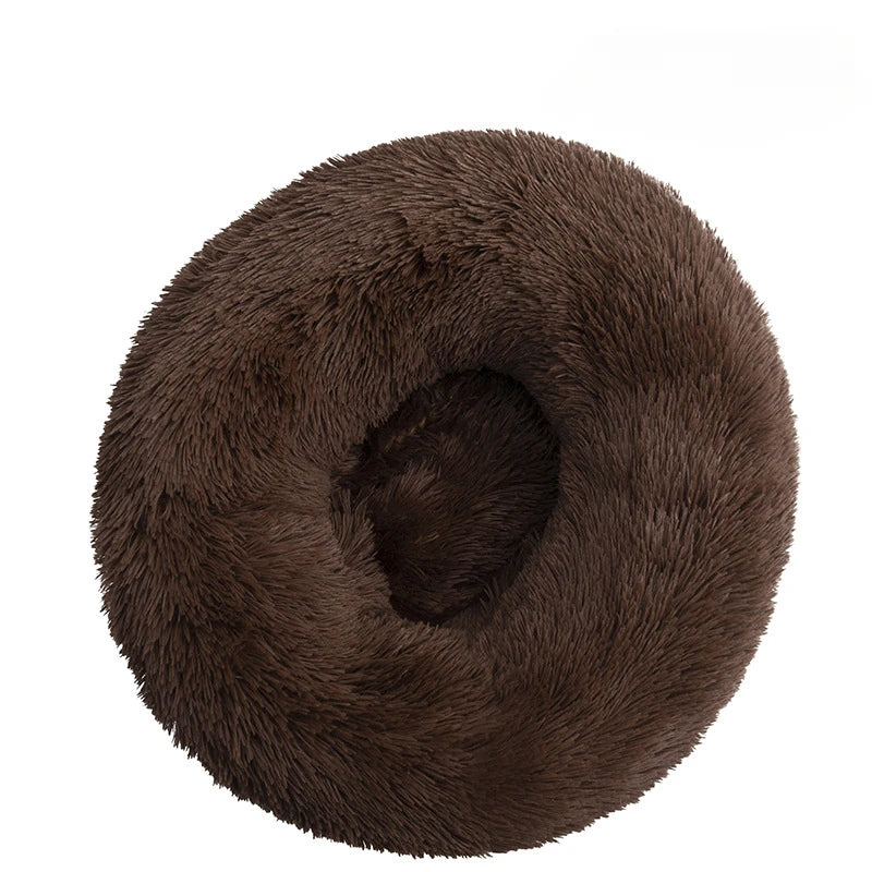 Winter New Pet Bed Comfortable Donut Cuddler Round Dog Kennel Ultra Soft Washable Dog and Cat Cushion Bed Warm Sofa Hot Sell