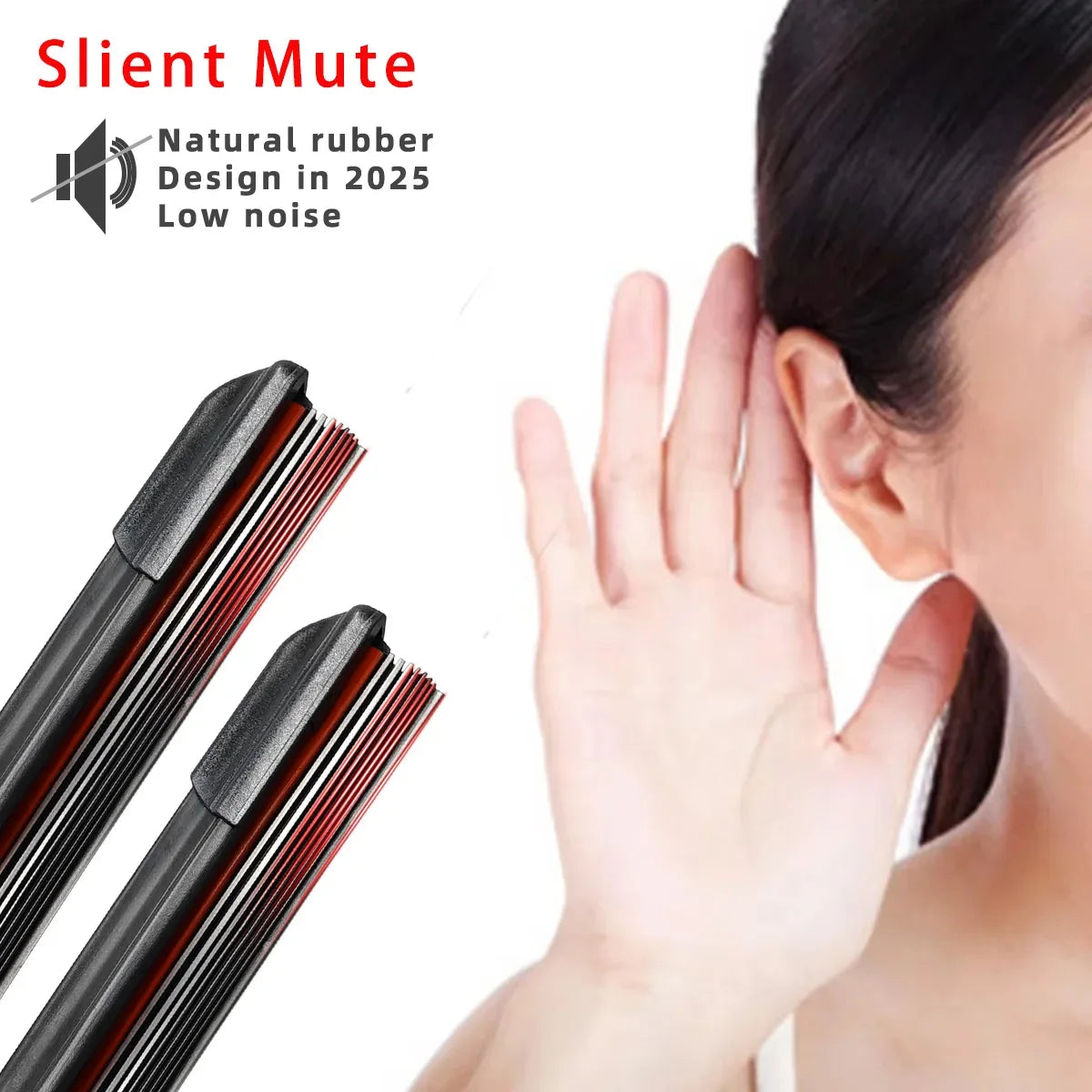 Suitable For Car Front Windshield J/U-Shaped 11 Layer Rubber Strip Wiper Blades 14 "15" 16 "17" 18 "19" 20 "21" 22 "24" 26 "28"