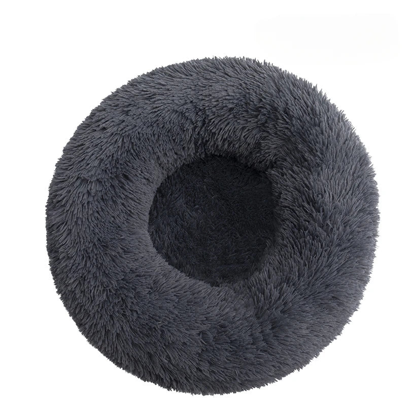 Winter New Pet Bed Comfortable Donut Cuddler Round Dog Kennel Ultra Soft Washable Dog and Cat Cushion Bed Warm Sofa Hot Sell