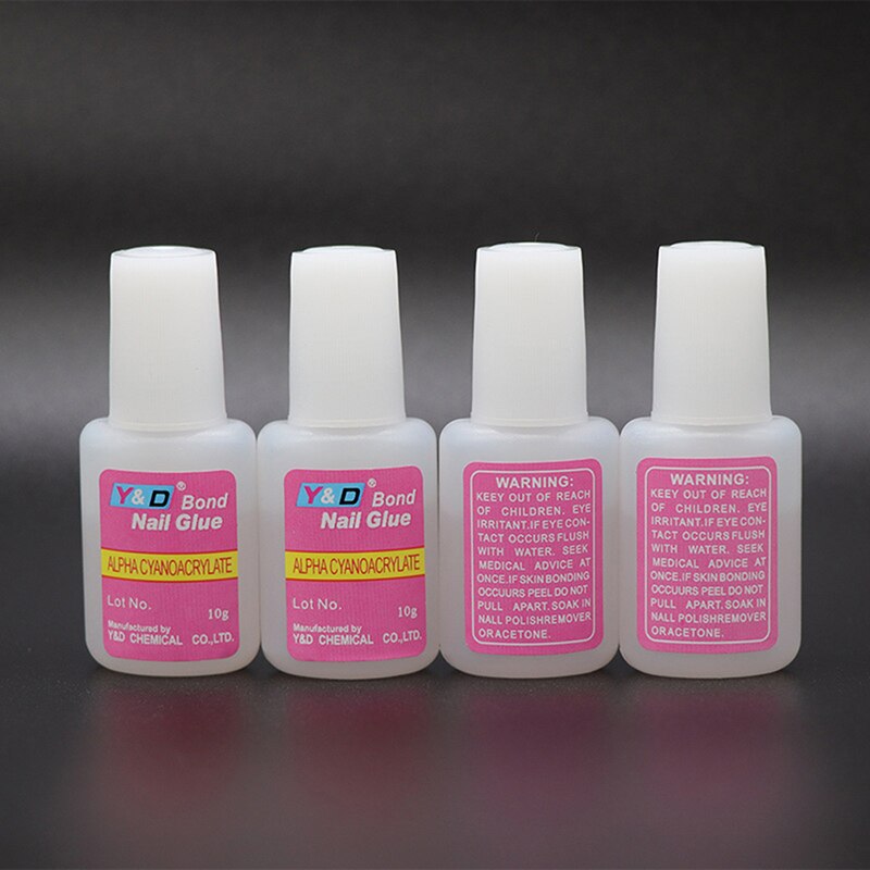 Strong Nail Glue Adhesive With Brush False Nails Glitter Acrylic with Brush