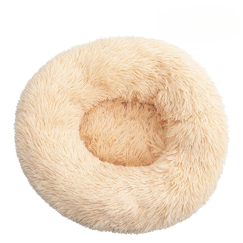 Winter New Pet Bed Comfortable Donut Cuddler Round Dog Kennel Ultra Soft Washable Dog and Cat Cushion Bed Warm Sofa Hot Sell