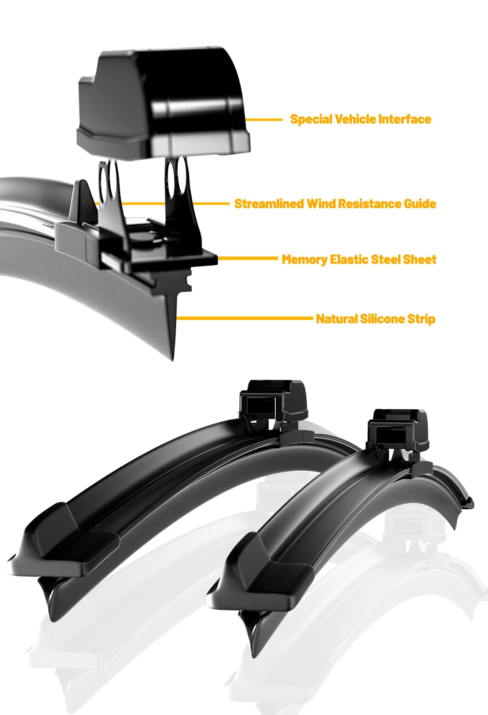 Front Windshield Wiper Blade For Fiat Ducato III MK3 Peugeot Boxer Manager Citroen Relay Jumper Opel Vauxhall Movano 2007 - 2023