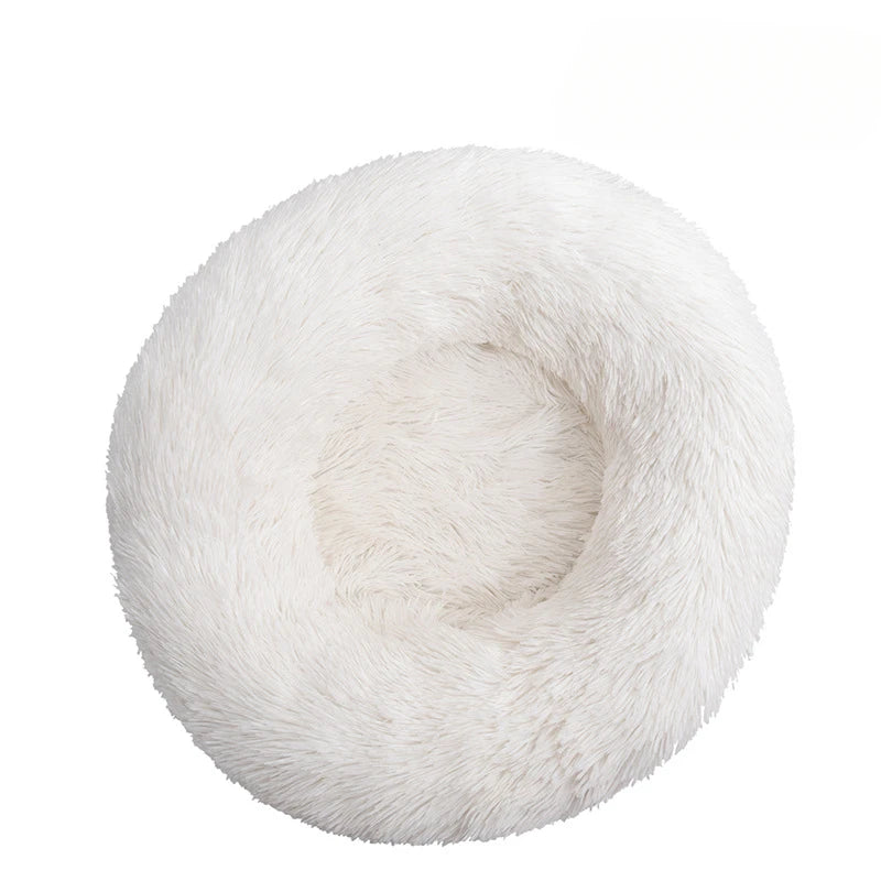 Winter New Pet Bed Comfortable Donut Cuddler Round Dog Kennel Ultra Soft Washable Dog and Cat Cushion Bed Warm Sofa Hot Sell