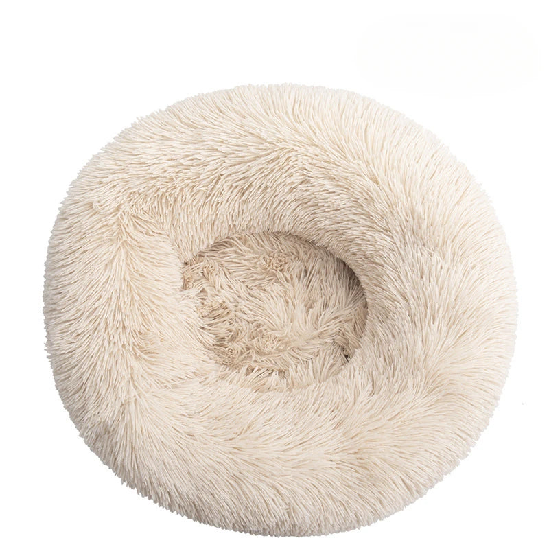 Winter New Pet Bed Comfortable Donut Cuddler Round Dog Kennel Ultra Soft Washable Dog and Cat Cushion Bed Warm Sofa Hot Sell