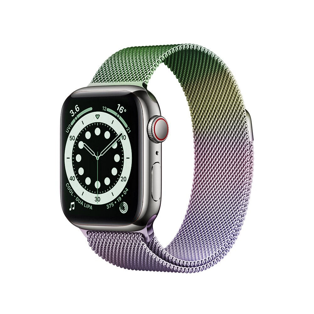 Milanese Loop Strap For Apple watch Band ultra 49mm 44mm 45mm 41mm 40mm 42mm 38mm 45 mm correa bracelet iWatch series 8 7 6 se 5