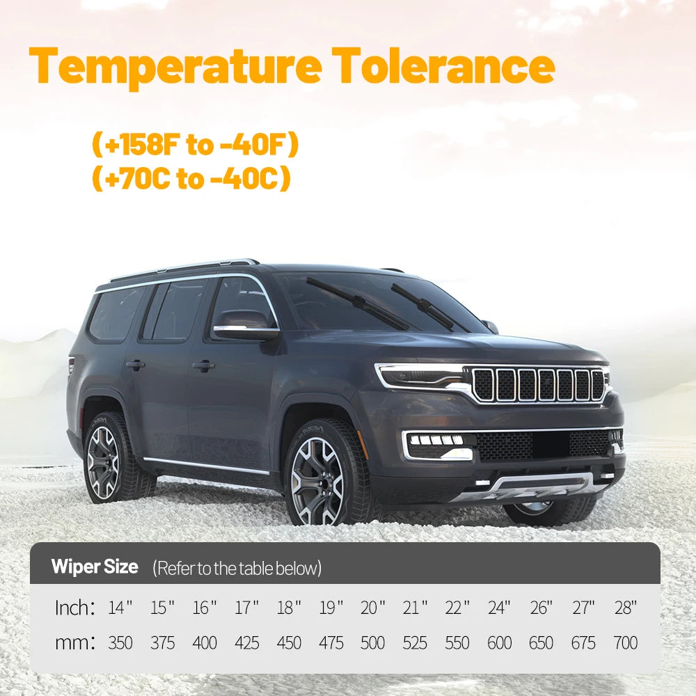 Front Windshield Wiper Blade For Fiat Ducato III MK3 Peugeot Boxer Manager Citroen Relay Jumper Opel Vauxhall Movano 2007 - 2023