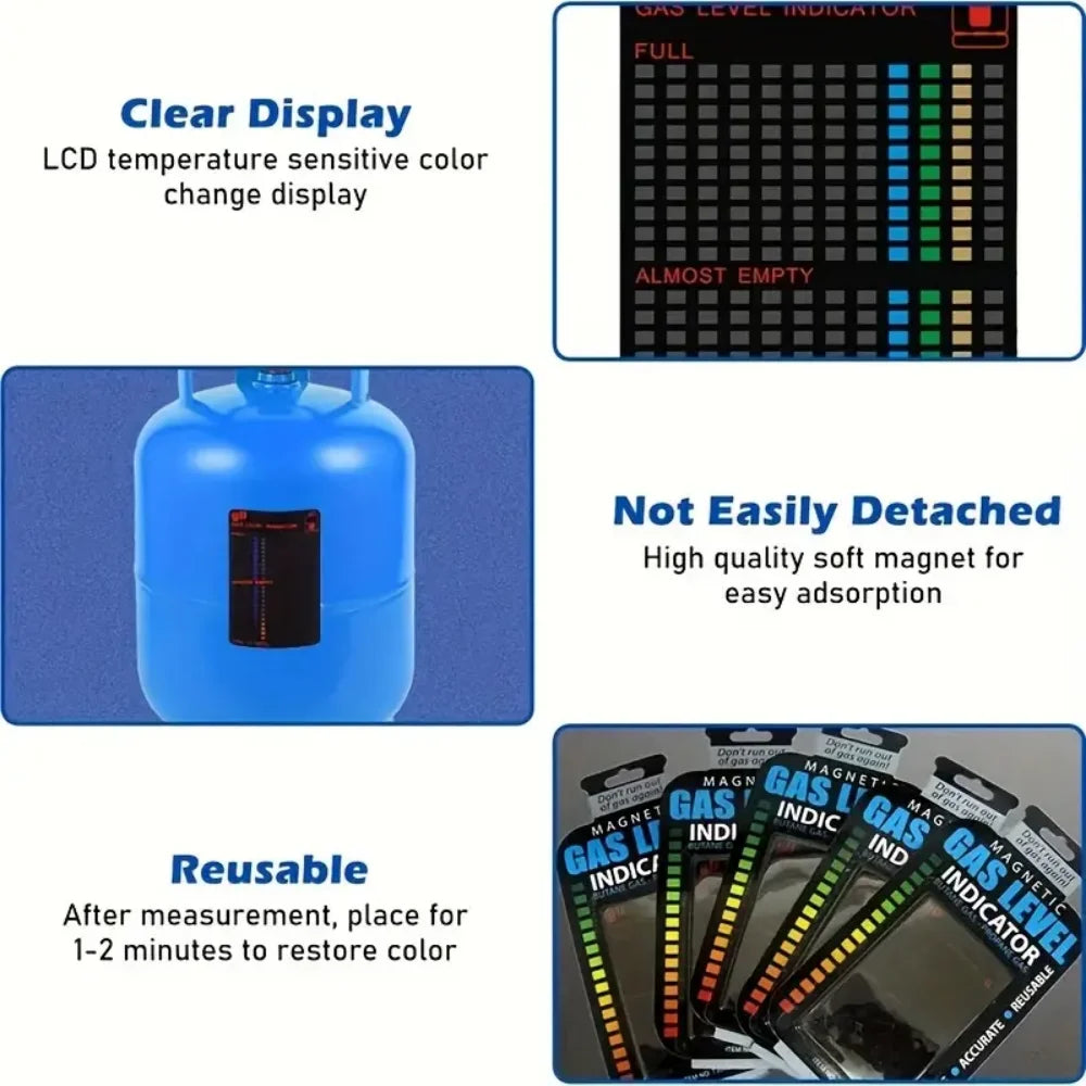 Gas Indicator Level Practical Propane Butane LPG Fuel Gas Tank Level Indicator For Measurement Of Gases At The Adhesive Product