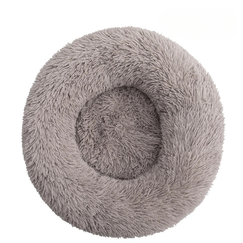 Winter New Pet Bed Comfortable Donut Cuddler Round Dog Kennel Ultra Soft Washable Dog and Cat Cushion Bed Warm Sofa Hot Sell