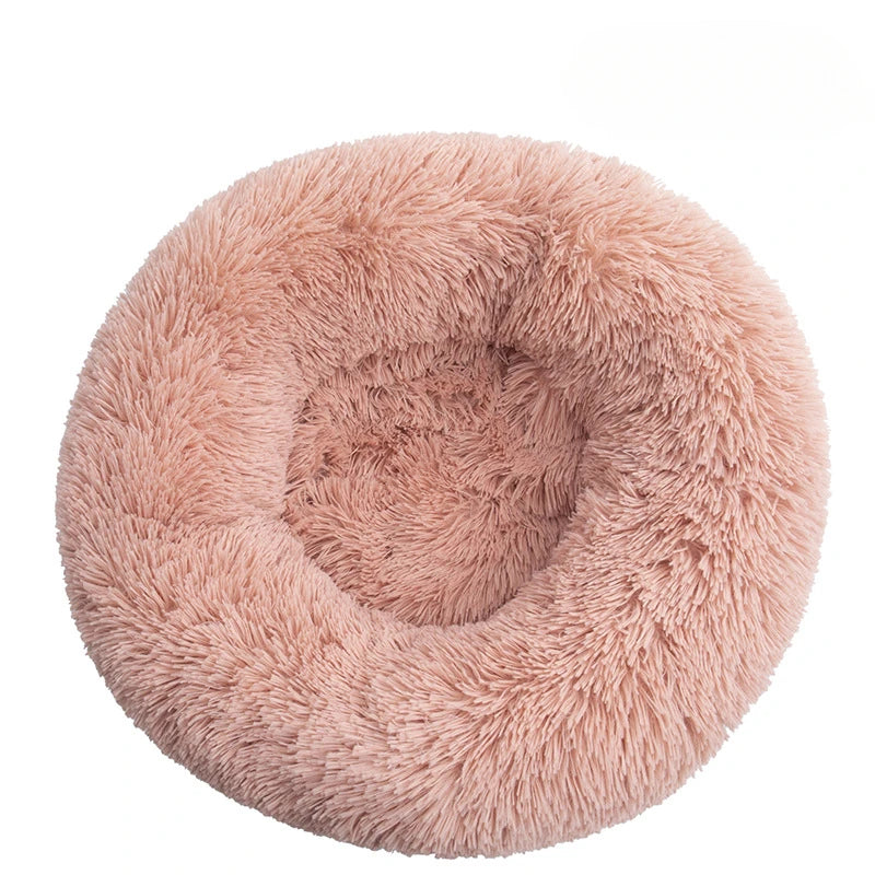 Winter New Pet Bed Comfortable Donut Cuddler Round Dog Kennel Ultra Soft Washable Dog and Cat Cushion Bed Warm Sofa Hot Sell