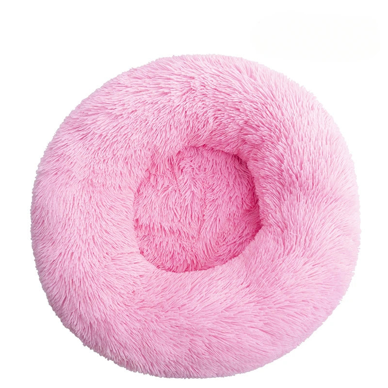 Winter New Pet Bed Comfortable Donut Cuddler Round Dog Kennel Ultra Soft Washable Dog and Cat Cushion Bed Warm Sofa Hot Sell
