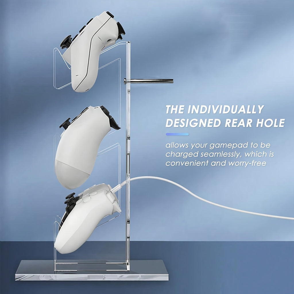 Universal 3-layer Controller Stand & Headphone Stand Game Accessories For PS5 PS4 Storage Stand, Controller Holder Headset Stand Game Accessory