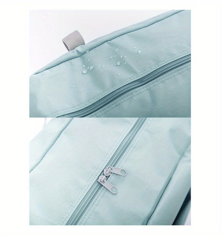 1pc Foldable Travel Duffel Bag, Waterproof Carry On Luggage Bag, Handbag Sports Gym Bag, Lightweight Travel Luggage Bag For Sports, Gym, Vacation Bedroom Accessories