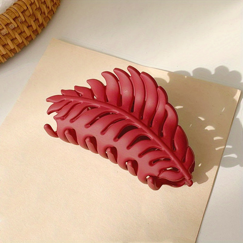 [Large Leaf Hair Claw Clip] Fall Autumn Hair Clips, Large Hair Claw, Leaf, Hair Clip, Large Hair Claw Clip, Hair Claw, Hair Clip, Claw Clip, Hair Clip For Women