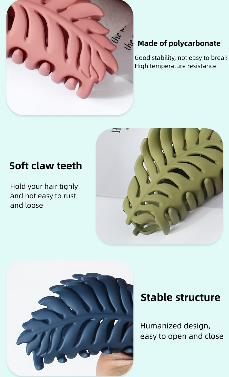 [Large Leaf Hair Claw Clip] Fall Autumn Hair Clips, Large Hair Claw, Leaf, Hair Clip, Large Hair Claw Clip, Hair Claw, Hair Clip, Claw Clip, Hair Clip For Women