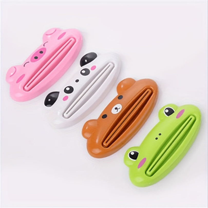 1pc Cartoon Toothpaste Squeezer, Cute Animal Toothpaste Tube Squeezer, 4 Options, Kids' Bathroom Accessories