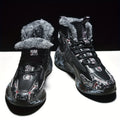 Men's 2023 New Snow Boots, Warm Fleece Cozy Non-slip Ankle Boots Plush Comfy Outdoor Shoes Walking Sneakers, Winter