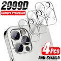 4Pcs Camera Lens Glass Protector For iPhone 11 12 13 14 Pro Max Mini Tempered Glass iPhone 6 7 8 Plus XS MAX XR Camera Protector